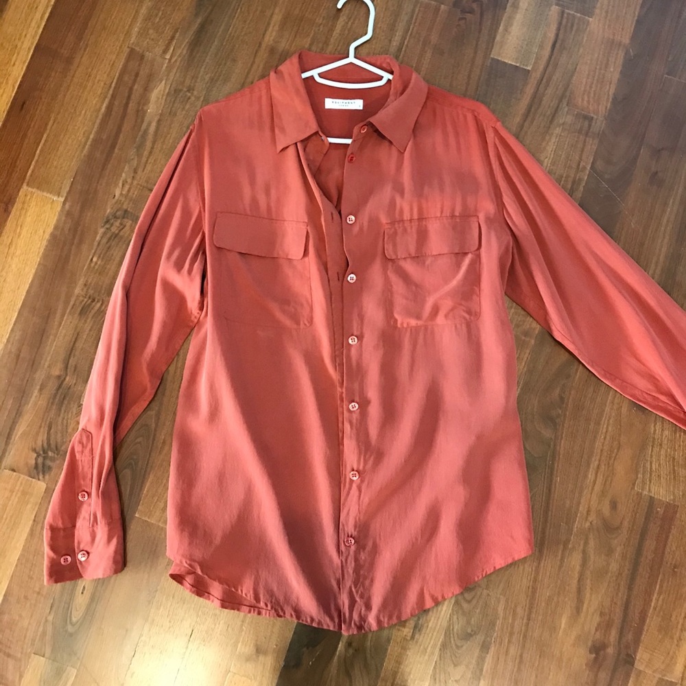 Silk button down from Equipment